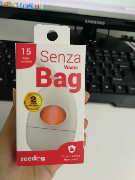 Reedog Senza zásobník + 15ks sáčkov na psie exkrementy - černá