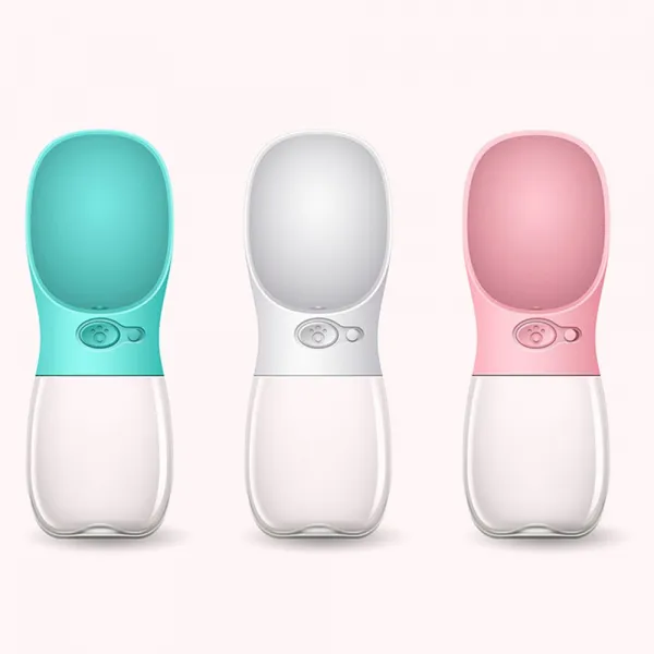 Reedog Aqua Travel cestovná fľaša pre psov 350 ml - Bílá