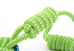 Preťahovadlo Reedog, bavlnené lano s loptou + úchyt, 27 cm
