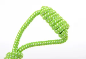 Preťahovadlo Reedog, bavlnené lano s loptou + úchyt, 27 cm