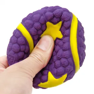Reedog star ball, pískacia latexová hračka