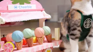 Cheerble Ice Cream pohyblivá hračka pre mačky