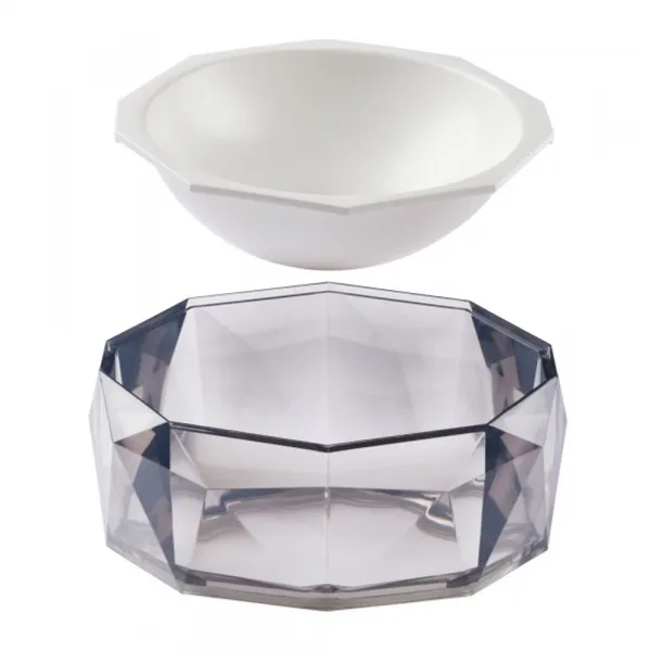Miska SinDesign Diamond pre domáce zvieratá, 300 ml - černá