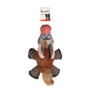 Layis Flamingo hnedý kôň, plyšová pískacia hračka, 34 cm