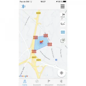 Obojok a prijímač Canicom GPS