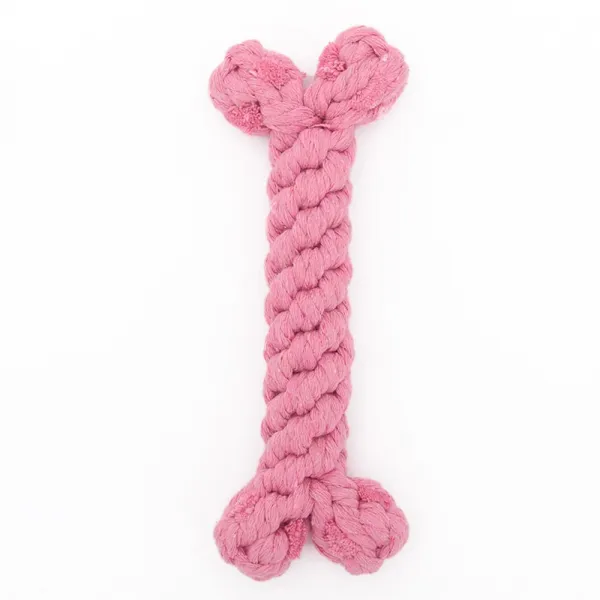Reedog kosť ružová, bavlnená hračka, 19 cm