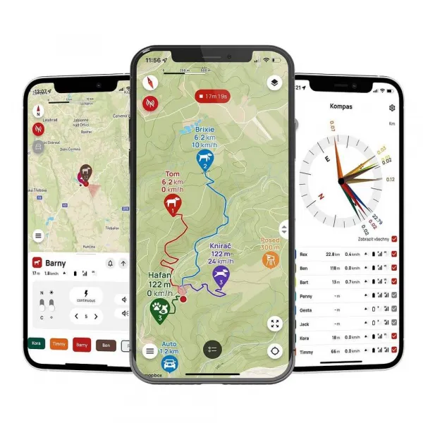Kratší obojok pre dialšeho psa  - DOG GPS X30T Short