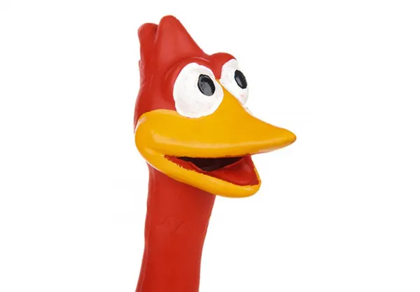 Reedog pískajúca kačica červený latex