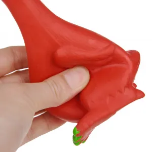 Reedog pískajúca kačica červený latex