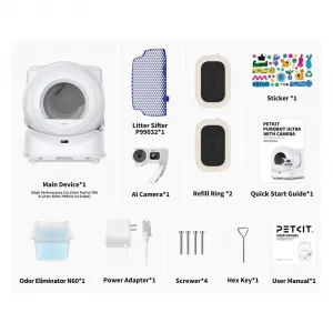 Petkit Purobot Ultra Automatická toaleta pre mačky s kamerou