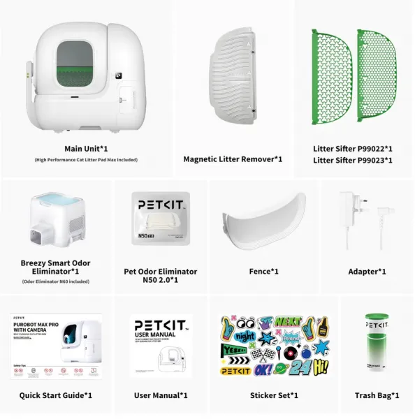 Petkit PUROBOT MAX Pro Automatická toaleta pre mačky s kamerou