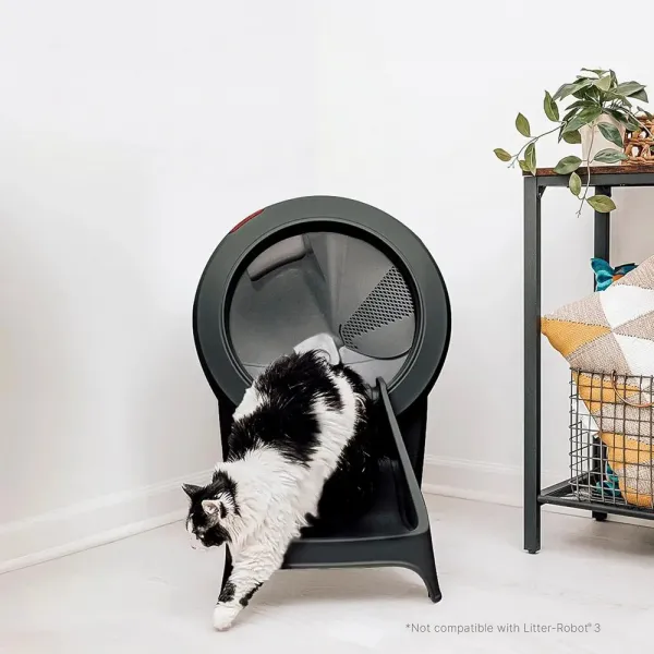 Prístupové schodíky s rampou pre automatické WC Litter Robot 4 - černá