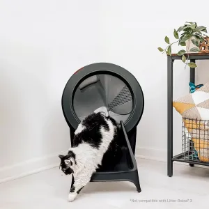 Prístupové schodíky s rampou pre automatické WC Litter Robot 4 - černá