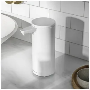 Simplehuman 266ml - biela oceľ - Bezdotykový dávkovač mydla