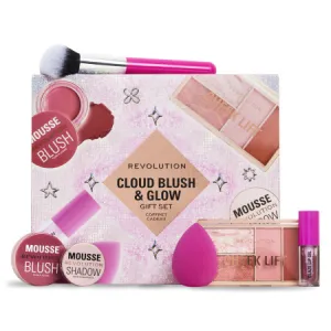Revolution darčeková súprava zvýrazňovačov - Cloud Blush and Glow Highlight Gift Set