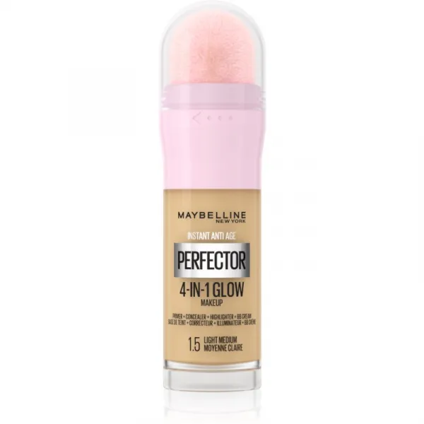 MAYBELLINE NEW YORK Instant Perfector 4-in-1 rozjasňujúci make-up pre prirodzený vzhľad odtieň 1.5 Light Medium 20 ml