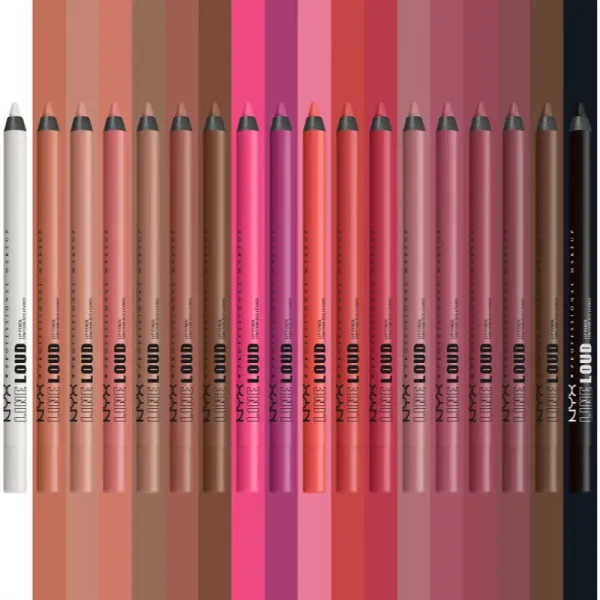 NYX Professional Makeup Line Loud Vegan kontúrovacia ceruzka na pery s matným efektom odtieň 29 - No Equivalent 1,2 g