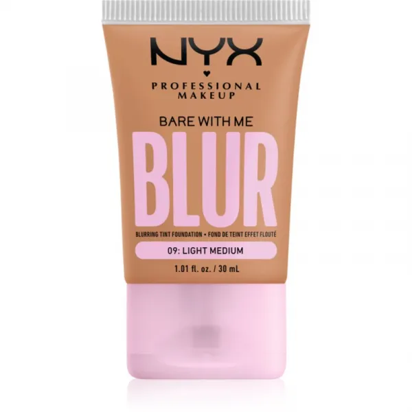 NYX Professional Makeup Bare With Me Blur Tint hydratačný make-up odtieň 09 Light Medium 30 ml