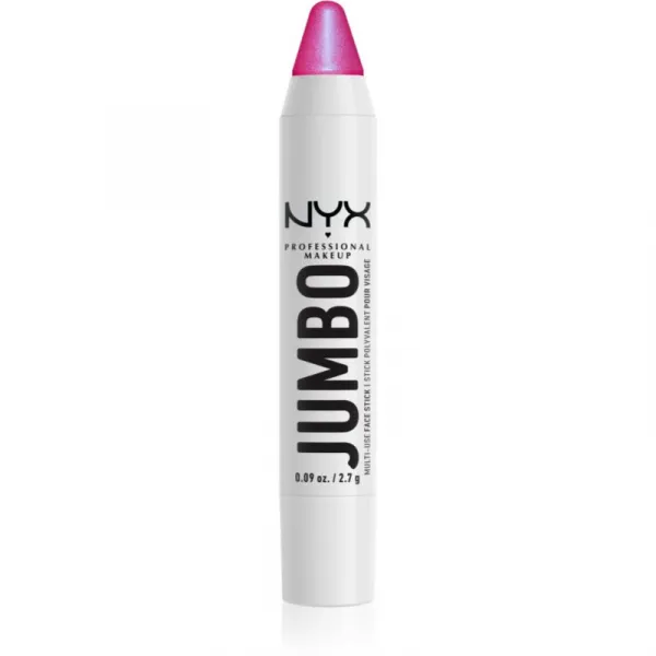 NYX Professional Makeup Jumbo Multi-Use Highlighter Stick krémový rozjasňovač v ceruzke odtieň 04 Blueberry Muffin 2,7 g