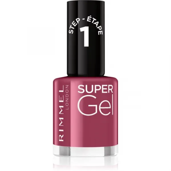 Rimmel Super Gel gélový lak na nechty bez použitia UV/LED lampy odtieň 030 Wild Gal 12 ml
