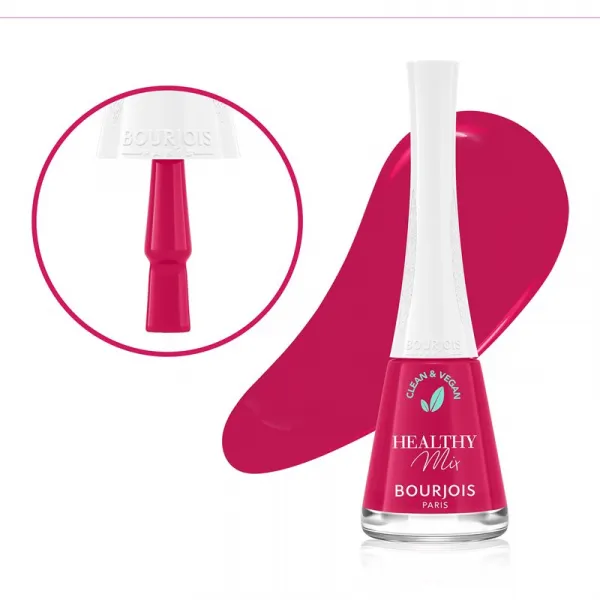 Bourjois Healthy Mix rýchloschnúci lak na nechty odtieň 250 Berry Cute 9 ml