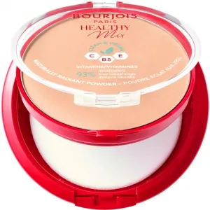 Bourjois Healthy Mix zmatňujúci púder pre žiarivý vzhľad pleti odtieň 02 Vanilla 10 g