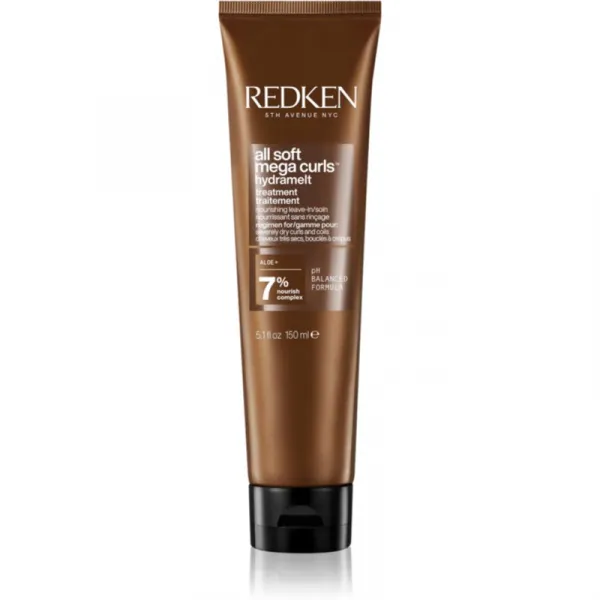 Redken NYC bezoplachový kondicionér na vlasy - All Soft Mega Curl Hydramelt Leave-In Conditioner