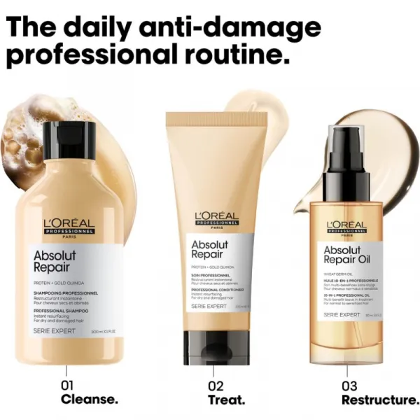 L’Oréal Professionnel Serie Expert Absolut Repair hĺbkovo regeneračný kondicionér pre suché a poškodené vlasy 200 ml