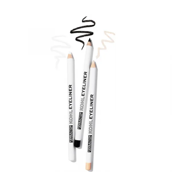Revolution Relove Kohl Eyeliner ceruzka na oči odtieň Black 1,2 g