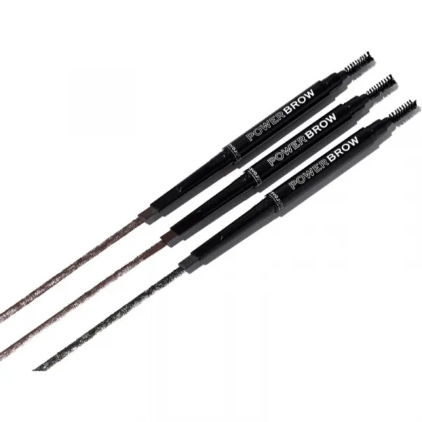 Revolution Relove Power Brow ceruzka na obočie s kefkou odtieň Granite 0,3 g