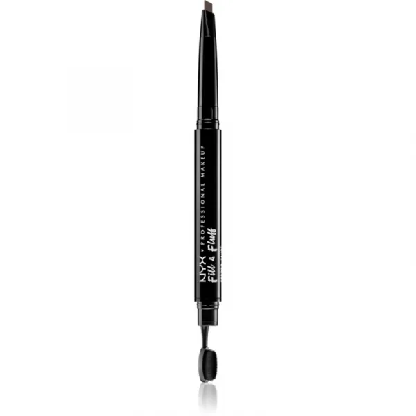 NYX Professional Makeup Fill & Fluff pomáda na obočie v ceruzke odtieň 05 - Ash Brown 0,2 g