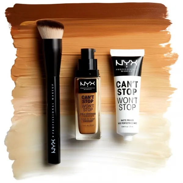 NYX Professional Makeup tekutý make-up - Can't Stop Won't Stop Full Coverage Foundation - Buff