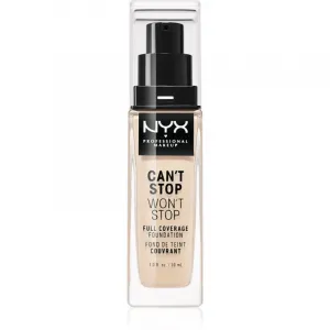 NYX Professional Makeup tekutý make-up - Can't Stop Won't Stop Full Coverage Foundation - Light Porcelain