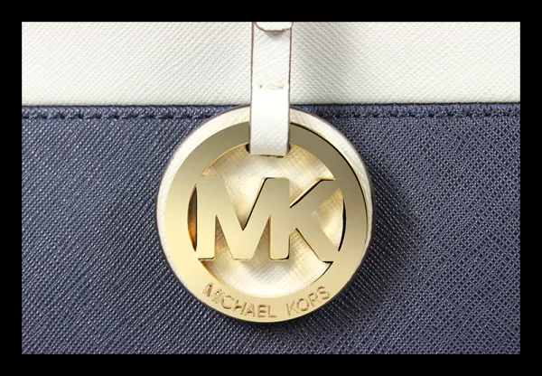 Michael Kors Travel Tote WHT/Navy
