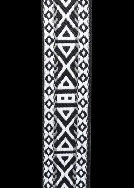NovaKabelka.sk Látkový prídavný  popruh ornamento nero