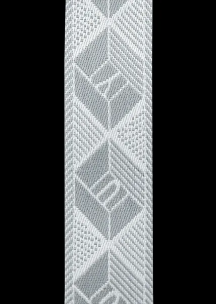 NovaKabelka.sk Látkový prídavný popruh geometrico grigio argento