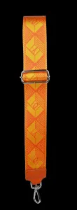 NovaKabelka.sk Látkový prídavný popruh geometrico arancio