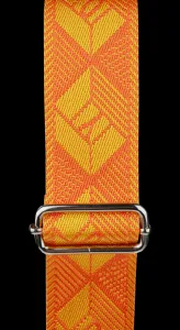 NovaKabelka.sk Látkový prídavný popruh geometrico arancio