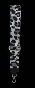 NovaKabelka.sk Látkový prídavný popruh leopardo bianco nero