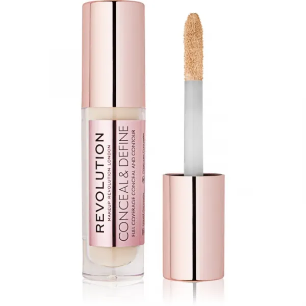 Revolution Conceal & Define tekutý korektor odtieň C1 4 g