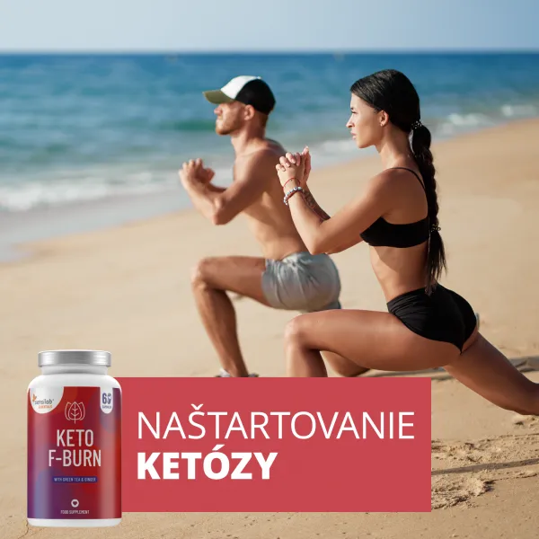 Essentials Keto F-Burn vysoká dávka – Vegan, 60 kapsúl