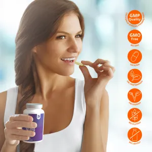 Essentials Biotín vysoká dávka 10 000 mcg – Vegan, 60 kapsúl