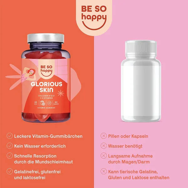 [NOVINKA] Glorious Skin Gummies - gumové cukríky pre nádhernú pleť: 3-balenie