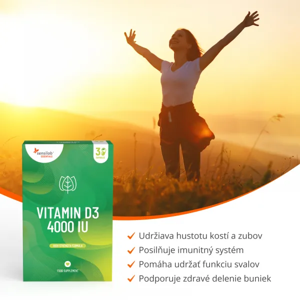 Essentials Vitamín D3 4000 IU 12x