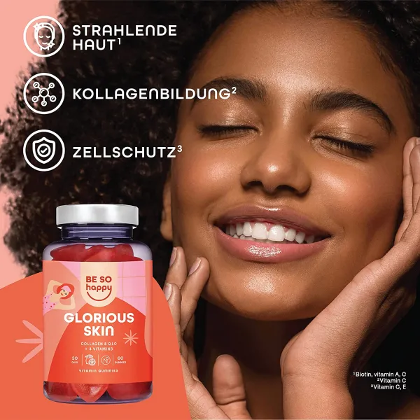 [NOVINKA] Glorious Skin Gummies - gumové cukríky pre nádhernú pleť: 3-balenie