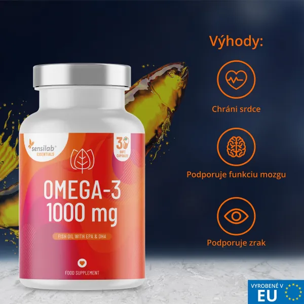 Essentials Omega-3 vysoká dávka 1000 mg – 90 kapsúl