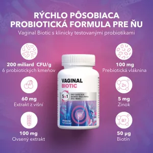 Vaginal Biotic - účinné probiotikum pre ženy