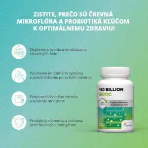 150 Billion Biotic - najvyššia koncentrácia pre zdravie čriev