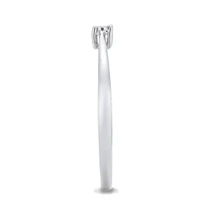Blink-Blink Zásnubný prsteň z bieleho zlata 0.02 ct1180BDG