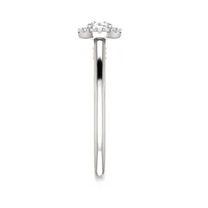 Blink-Blink Luxusný diamantový prsteň z bieleho a ružového zlata 0.35 ct1870BrDZS